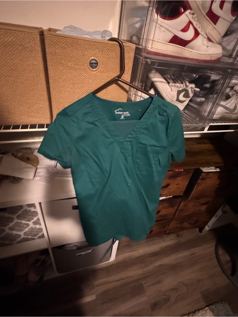 Butler + Wilson Teal V-Neck Scrub Top&Pants